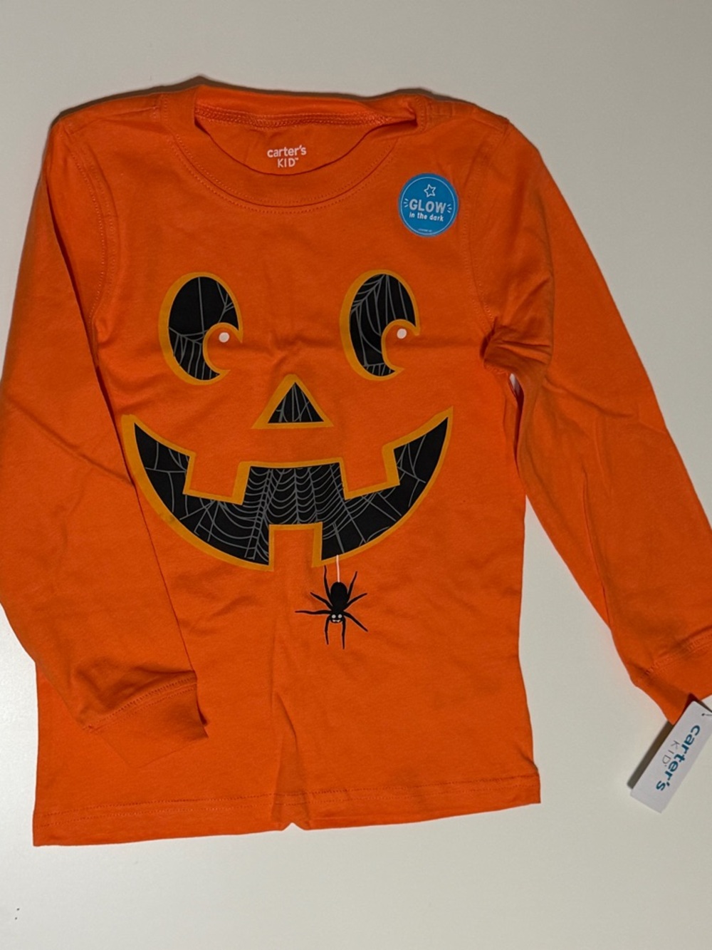 Glow in the Dark Jack-O-Lantern Halloween Graphic Tee